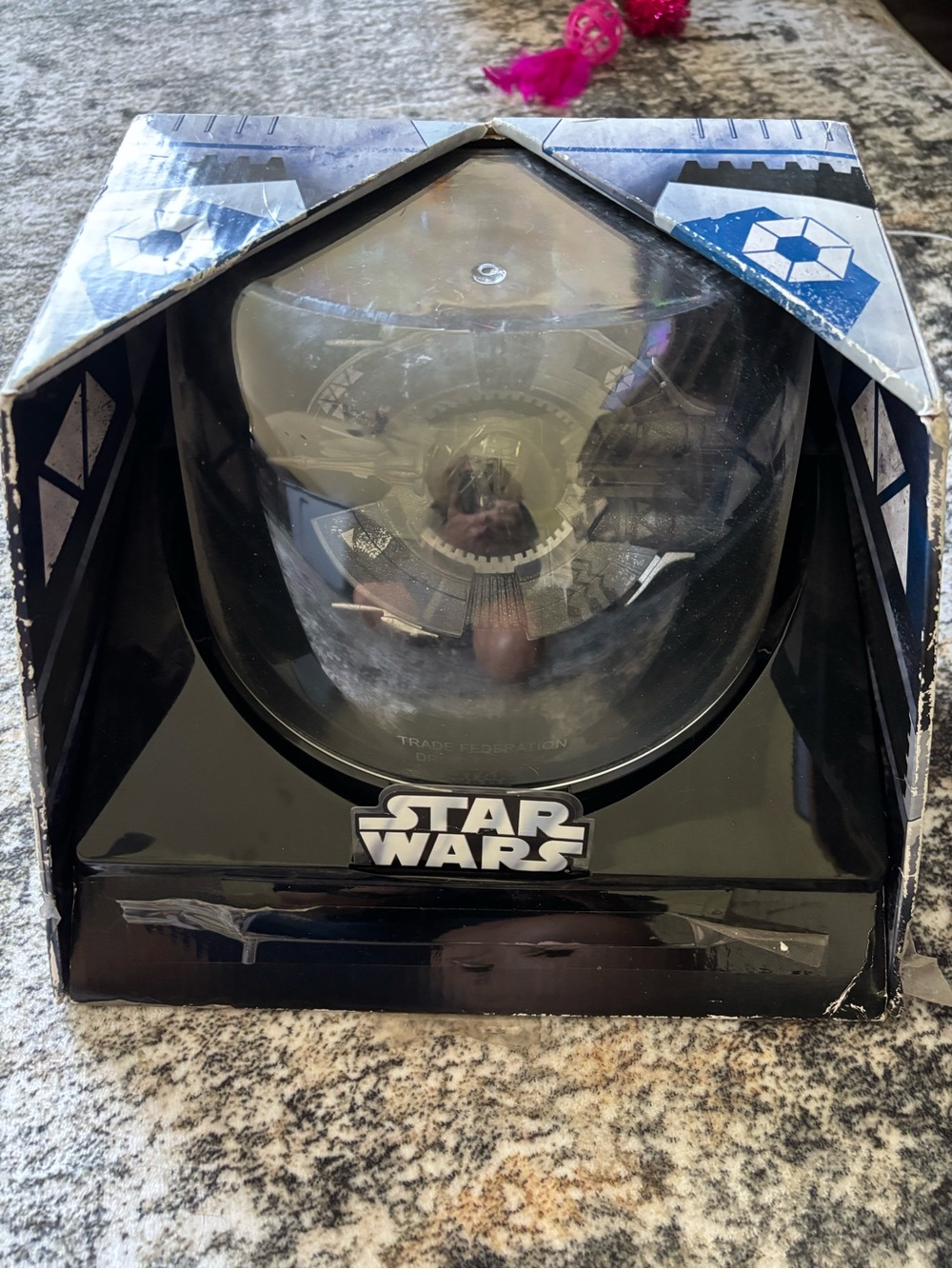 Star Wars Black Display Dome with Clear Top and Logo